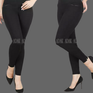 شلوار جذب پارچه ای فول کش مشکی